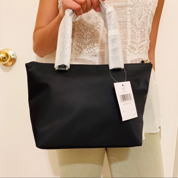 INSULATED TOTE KATE SPADE NYLON MINI BLACK DAWN - Picture 2 of 7
